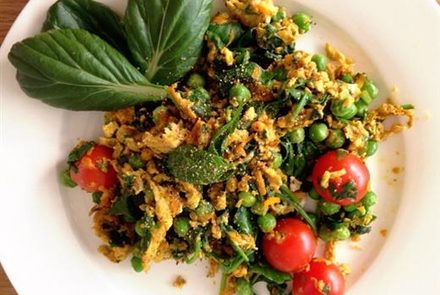 Super Simple Veggie Scramble Anyone Can Cook! (Recipe)